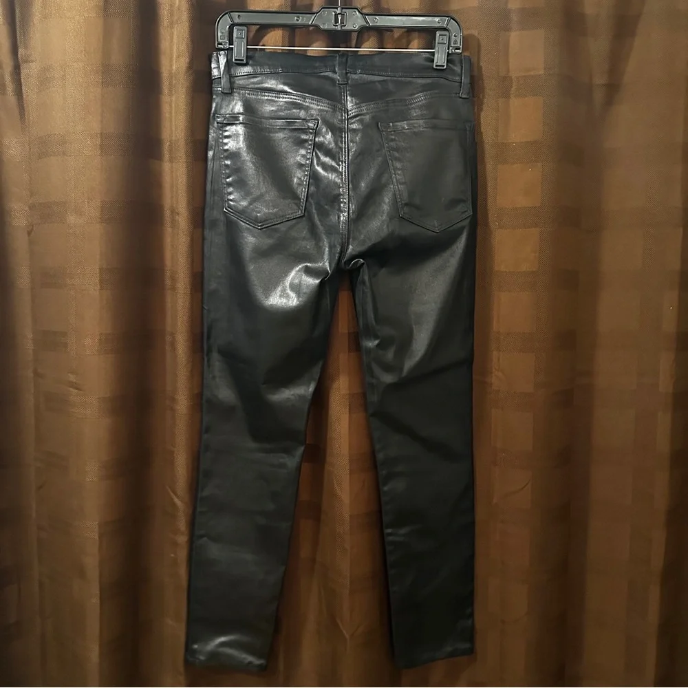 J Brand Maria High Rise Skinny Jeans in Galactic Black size 29